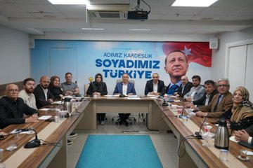 AK Partimizin hizmet yolunda, davasını gönlüne nakşeden kıymetli Mahalle Başkanlarımız Aylık Toplatımız