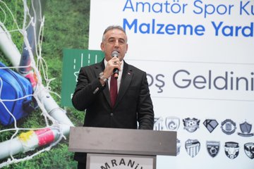 Ümraniye Belediyemizin Amatör Spor Kulüplerine Malzeme Yardımı Programına